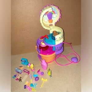 Polly Pocket Spin N Surprise Ice Cream Cone Shape Playground